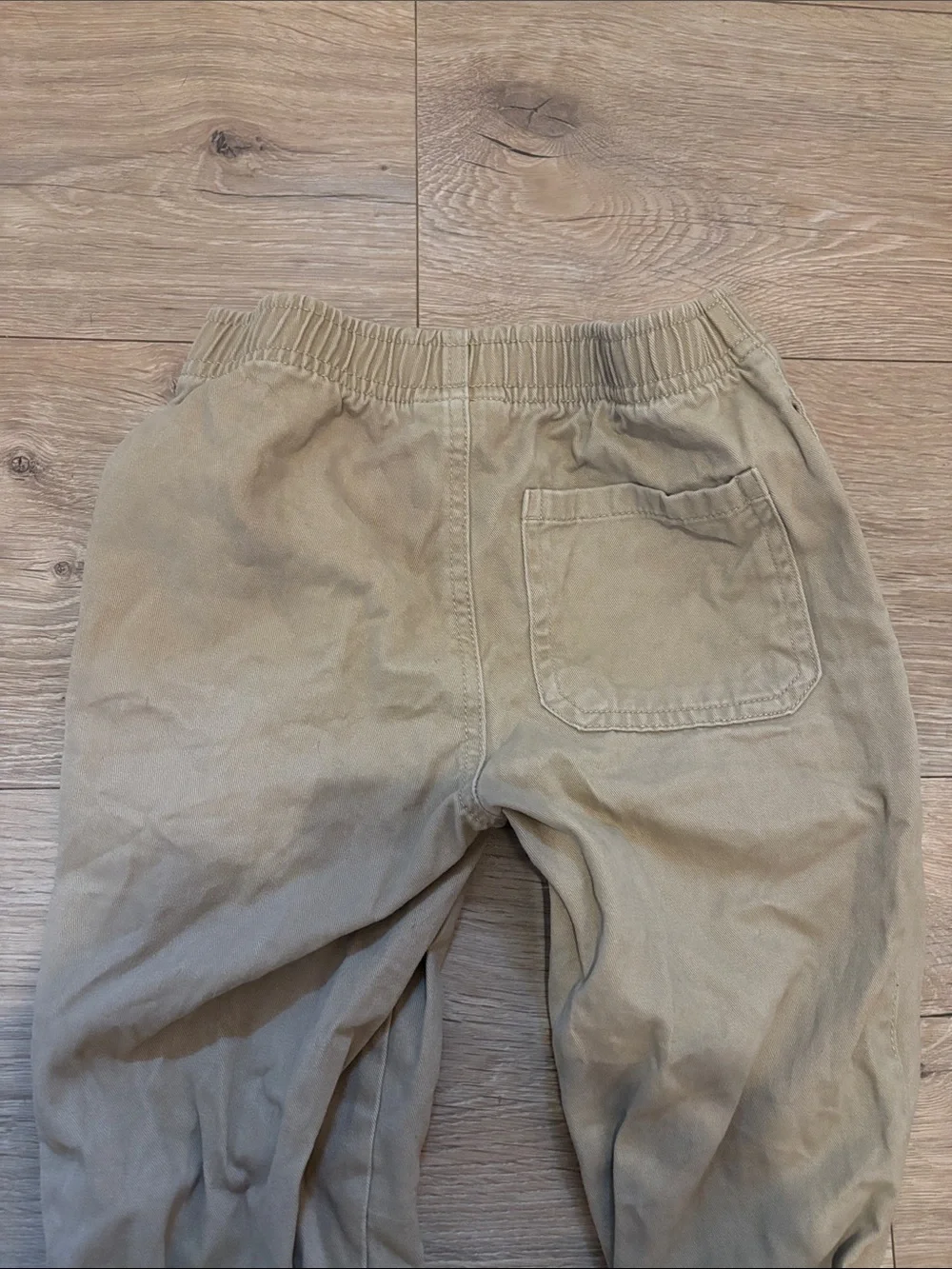 Lucky Brand Kid’s Tan Elastic-Waist Chinos
